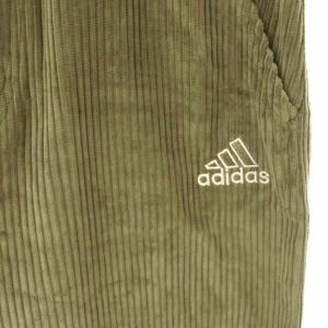 adidas コードパンツ ストレート コーデュロイ M カーキ /AT GY19