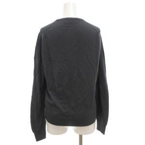 JOHN SMEDLEY ニット セーター 長袖 プルオーバー クルーネック ウール M グレー /GV GY19