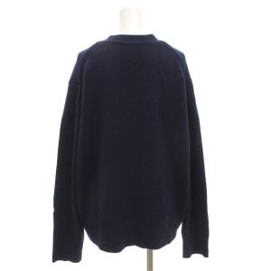 COS カーディガン リブニット 長袖 カシミヤ M 紺 ネイビー /GV GY19