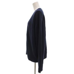 COS カーディガン リブニット 長袖 カシミヤ M 紺 ネイビー /GV GY19