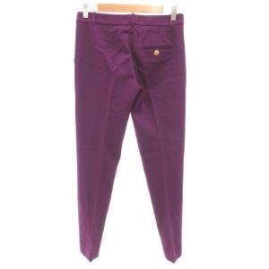 Emilio Pucci ストレッチパンツ スラックス テーパード センタープレス 40 紫 パープル /GV GY19
