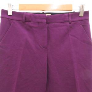 Emilio Pucci ストレッチパンツ スラックス テーパード センタープレス 40 紫 パープル /GV GY19