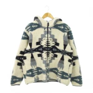 × ニコアンド Niko and.. ニコアンド別注 ボアジャケット フリース スタンドカラー ジップアップ