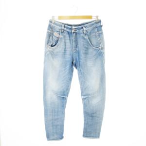 fayza ジョグ デニムパンツ ジーンズ スウェットデニム テーパード ウォッシュ加工 ケミカル 26