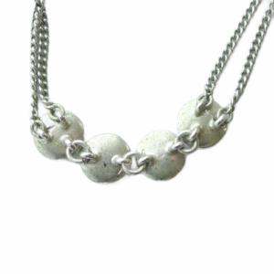 Dior ネックレス アクセサリー ペンダント ロゴ シルバー色 GY19 /MQ OH