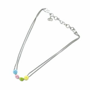 Dior ネックレス アクセサリー ペンダント ロゴ シルバー色 GY19 /MQ OH