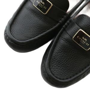 COACH MONA LEATHER DRIVER ドライビングシューズ ローファー レザー ラウンドトゥ ロゴ US6.5