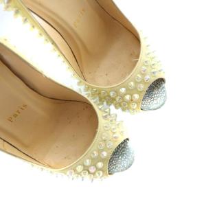 Christian Louboutin パンプス スタッズ 35.5 マルチカラー
