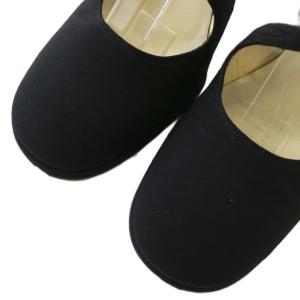 PRADA パンプス ナイロン ラウンドトゥ チャンキーヒール ストラップ 36 23cm 黒 ブラック /XZ GY19