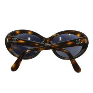 CHANEL 眼鏡 サングラス セルフレーム カラーレンズ べっ甲柄 ココマーク 茶色 ブラウン 09630 91235