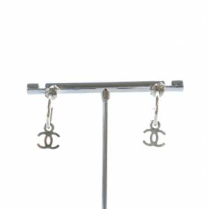 フープ ピアス ココマーク シルバーカラー