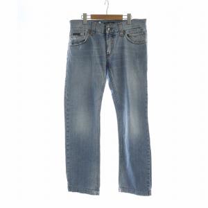 デニムパンツ ジーンズ テーパード インディゴ ジップフライ ロング 48 M 青 ブルー G3FXTD