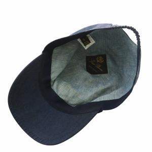 Loro Piana キャップ コットン L ネイビー