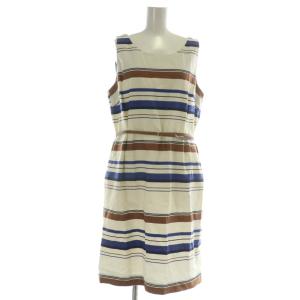 ワンピース ボーダー 44 ホワイト