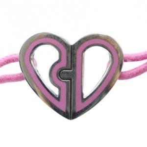 ブレスレット アクセサリー バングル ロゴ ハート ピンク GY19 /MQ OH