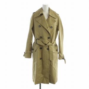 トレンチコート 長袖 ロゴ ロング 総裏地 34 XS ベージュ GY19 /MQ