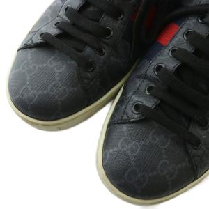 GUCCI エース スニーカー GGスプリーム 7.5 ブラック