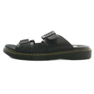 Dr.Martens NIKOLAI ニコライ サンダル スリッパ フラット レザー ツーストラップ UK7 26cm 黒 ブラック