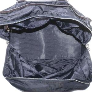 LOEWE アマソナ 44 ボストンバッグ 2WAY ナイロン レザー アナグラム ブラック