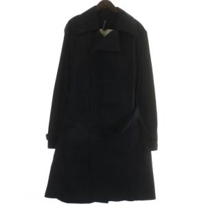 ST ANDREWS トレンチコート アウター ロング 背抜き ベルト付き 40 M 紺 ネイビー /XZ