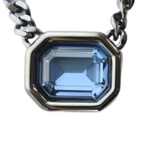 Millenia ペンダント ネックレス アクセサリー ラインストーン チェーン ブルー 青 ブラック