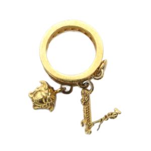 VERSACE リング アクセサリー 指輪 ロゴ メドゥーサ 9 ゴールド色 GY19 /MQ