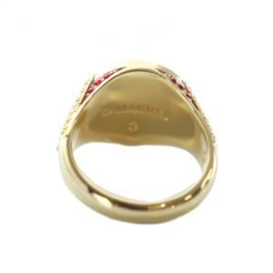 SWAROVSKI 指輪 リング アクセサリー ラインストーン ロゴ マーベル 62 20号 ゴールド色 GY19 /MQ