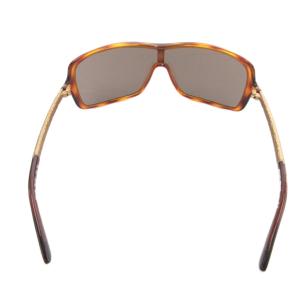 miumiu 美品 サングラス ワンレンズ プラスチックフレーム べっ甲柄 120 茶 ブラウン SMU10H /UO