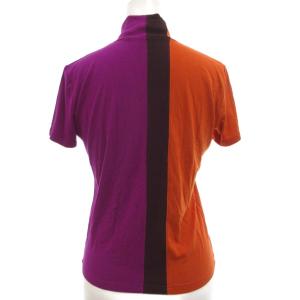 ETRO カットソー 半袖 ハイネック 40 オレンジ 紫 パープル /BS GY19