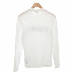 DSQUARED2 Tシャツ ロンT クルーネック ロゴ 長袖 50 L 白 ホワイト /AE GY19