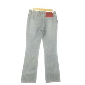 D&G デニムパンツ ジーンズ フレア コットン ダメージ加工 26 グレー /AO22 GY19