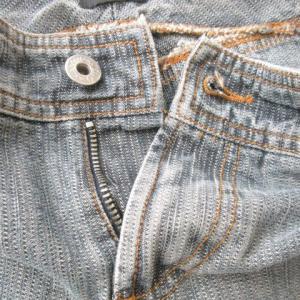 D&G デニムパンツ ジーンズ フレア コットン ダメージ加工 26 グレー /AO22 GY19