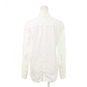 DIESEL BLACK GOLD スタンドカラーシャツ 長袖 バックボタン ロングカフス 38 M 白 ホワイト /MN2 GY19