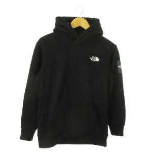 SQUARE LOGO HOODIE プルパーカー スウェット 長袖 ロゴ 裏起毛 アウトドア S 黒