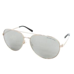 Rodinara サングラス メタルフレーム ティアドロップ ミラーレンズ ロゴ 58 13 135 ピンクゴールドカラー