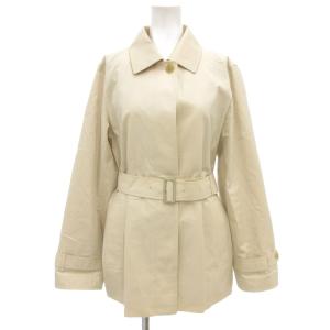 ステンカラーコート ノバチェック ショート丈 11 ベージュ