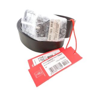 タグ付き ベルト レザー 黒 ブラック /AE GY19