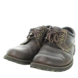Timberland アースキーパーズ コンフォードシューズ ローカット レースアップ レザー 外羽根 ロゴ 型押し 8.5M