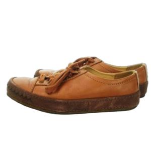 ORIGINALS スニーカー シューズ ローカット レザー ヌメ革 本革 ステッチ ロゴプレート 8.5