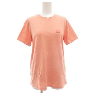 フェイス FACE Tシャツ カットソー 半袖 クルーネック ワッペン XXS ピンク FA-WN-TSHI000001