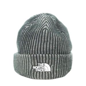 ニット帽 ビーニー ニットキャップ ロゴ アウトドア ONE グレー 黒 ブラック /AH16 GY19