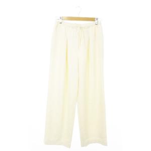 パンツ スラックス イージー ワイド タック ドロスト 2 M 白 アイボリー /AO23 GY19