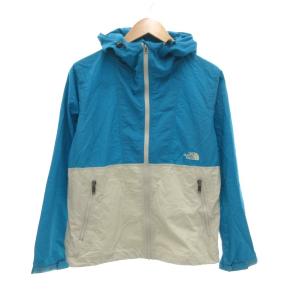 コンパクトジャケット ブルゾン ジップアップ NPW21430 L グレー 青 ブルー GY19