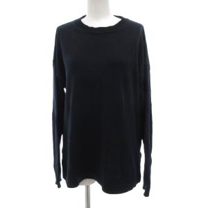 ニット セーター 長袖 紺 ネイビー GY19