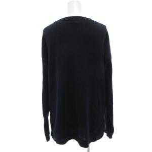 S Max Mara ニット セーター 長袖 紺 ネイビー GY19