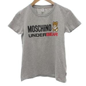 美品 Tシャツ カットソー アンダーベア プリント XS グレー GY19