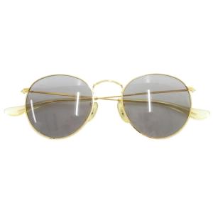 ティアドロップ サングラス アイウェア 度なし ゴールドカラー /AE GY19