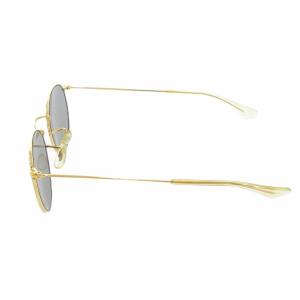 Ray-Ban ティアドロップ サングラス アイウェア 度なし ゴールドカラー /AE GY19