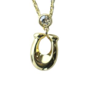 ネックレス アクセサリー ペンダント ロゴ ゴールド色 GY19 /MQ