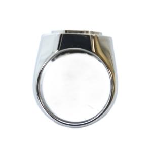 SWAROVSKI 指輪 リング アクセサリー ロゴ ラインストーン 8F 18号 シルバー色 GY19 /MQ